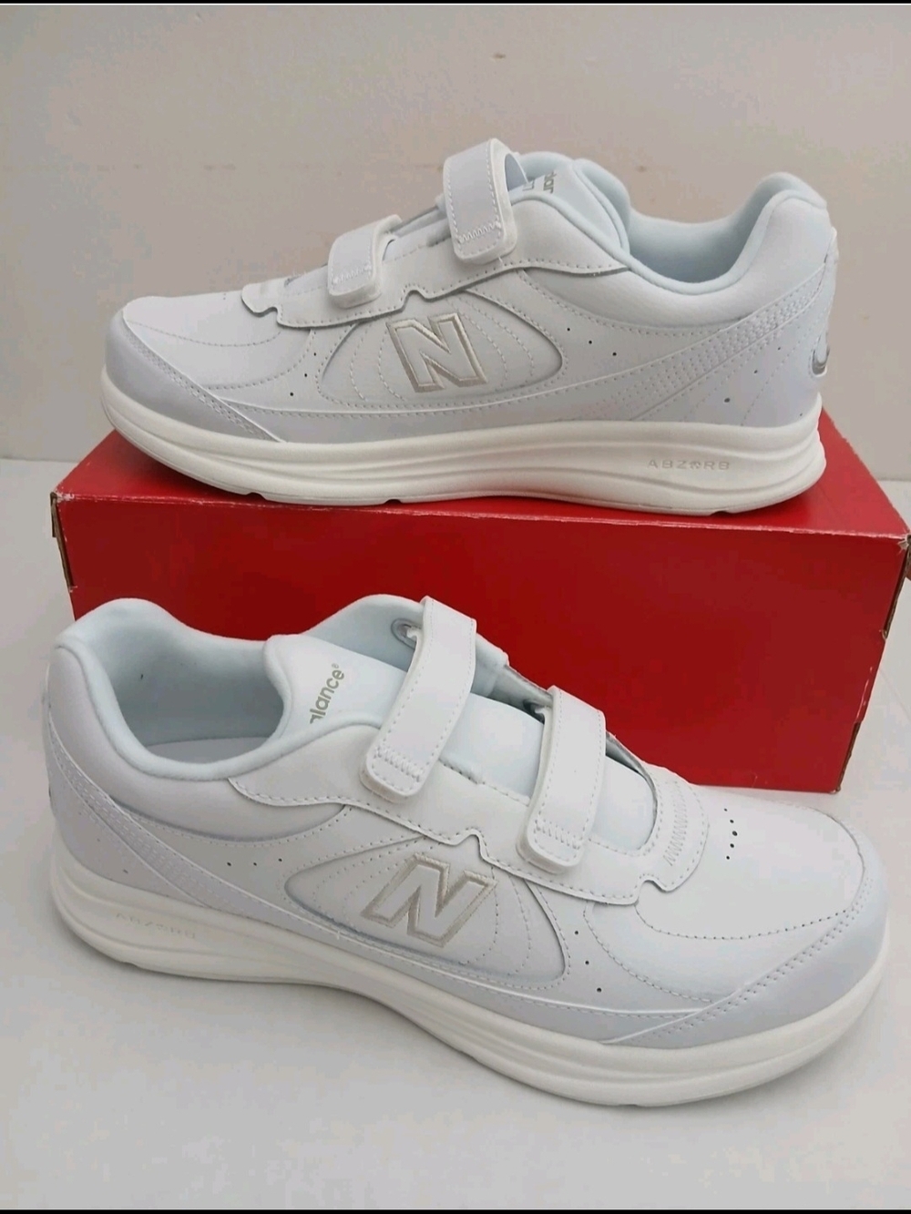 New Balance Men's Size 11.5 White White Walking Marche D Medium Moyen $50 - Picture 5 of 13